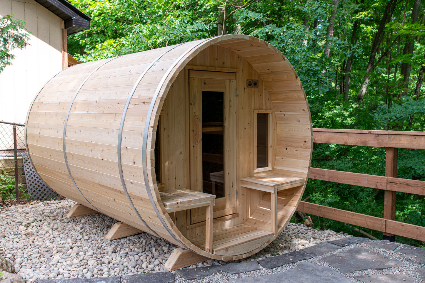 Dundalk Leisurecraft CT Tranquility Barrel Sauna
