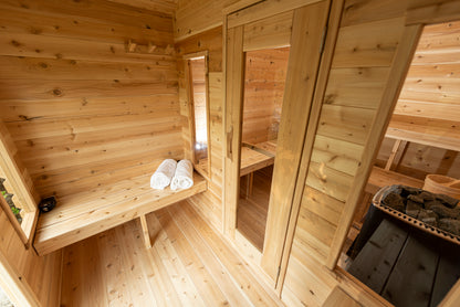 Dundalk Leisurecraft CT Georgian Cabin Sauna with Changeroom
