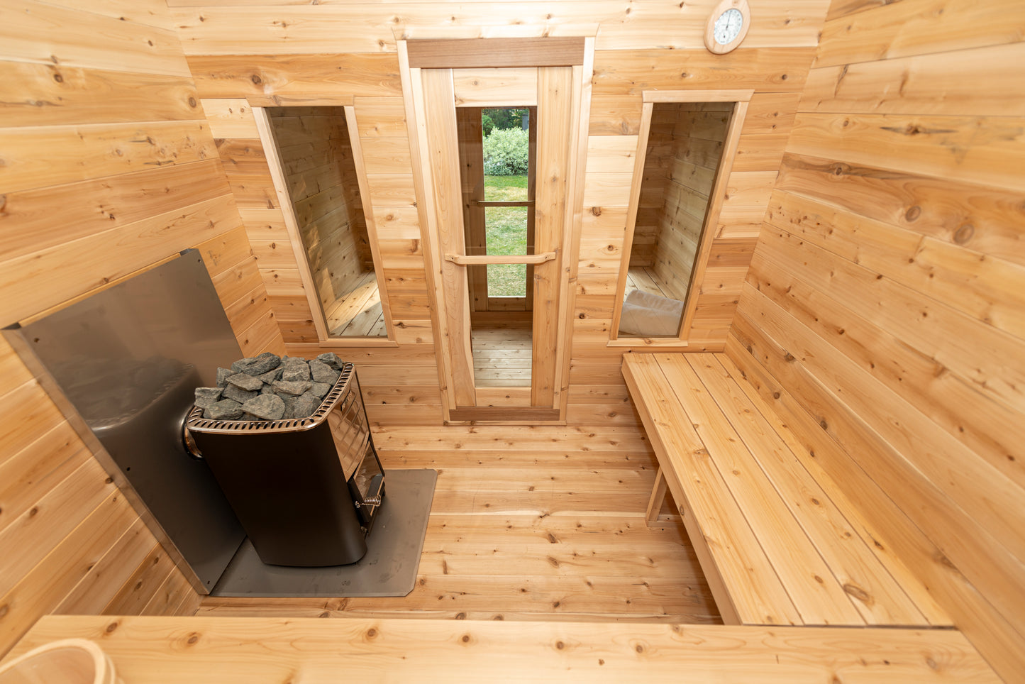 Dundalk Leisurecraft CT Georgian Cabin Sauna with Changeroom