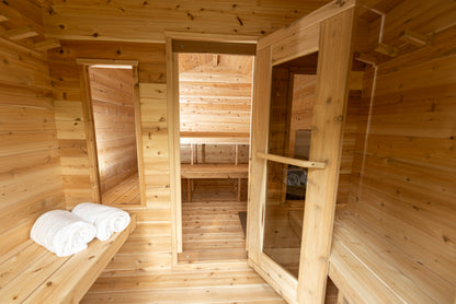 Dundalk Leisurecraft CT Georgian Cabin Sauna with Changeroom